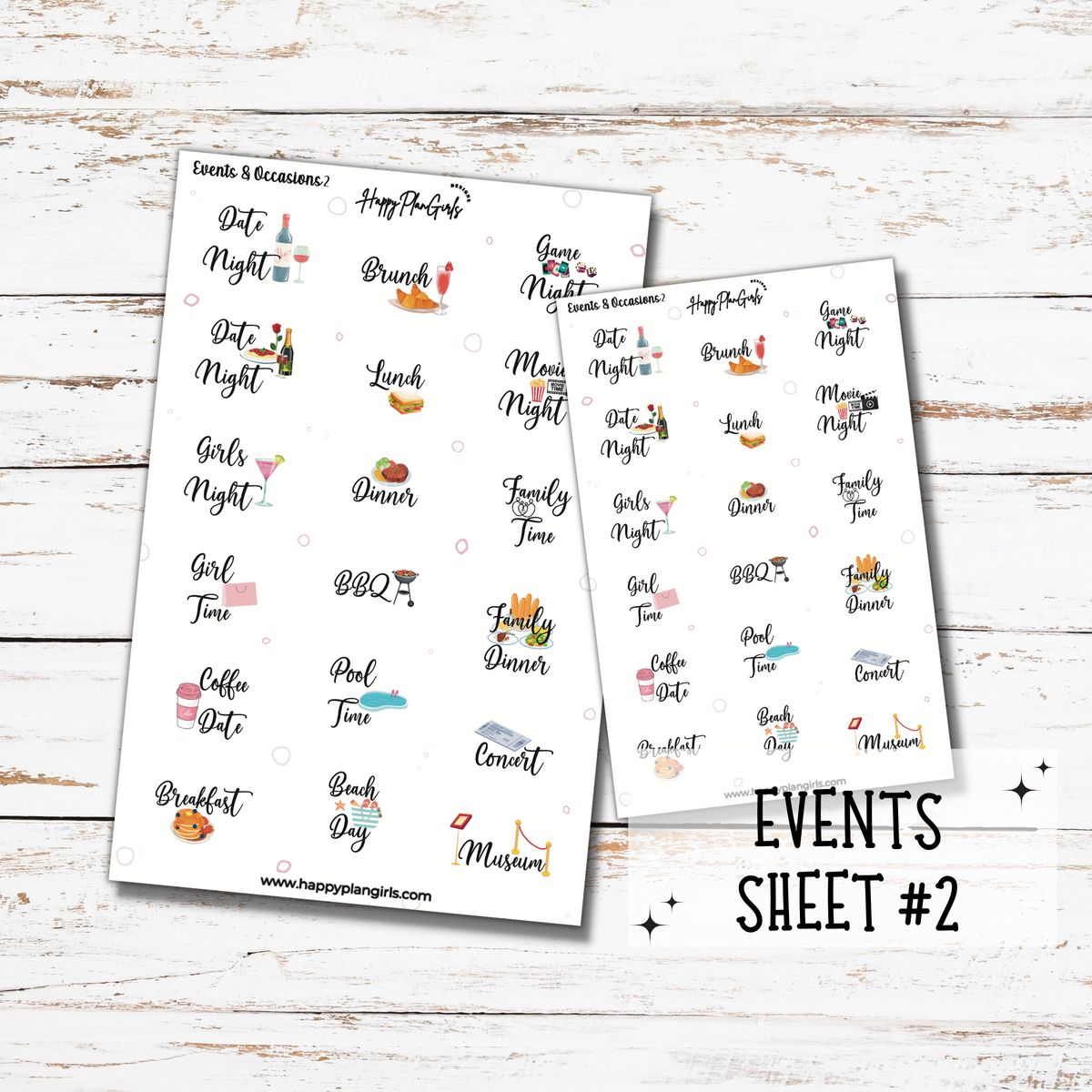 Yearly Holiday Printable Planner Stickers Printable Journal