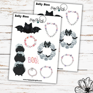 Disco Bat Sticker Sheet