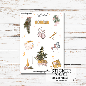 "Twinkling Lights" Christmas Sticker Sheet