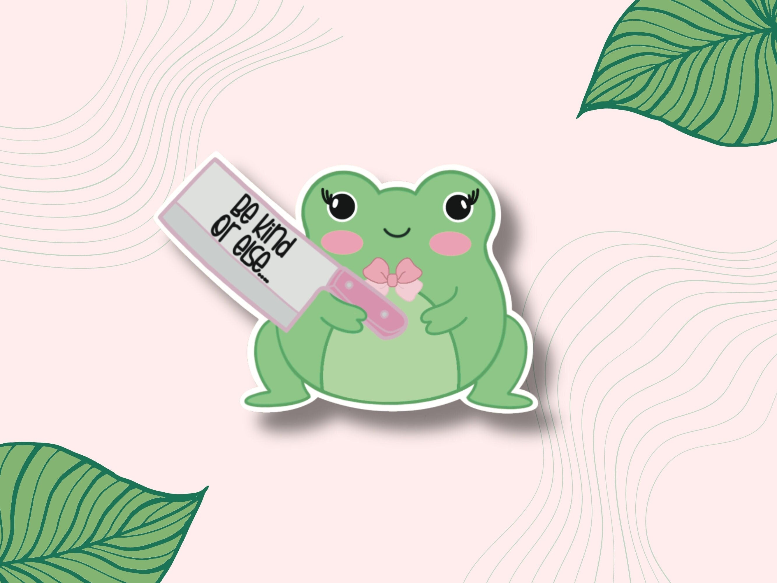 VVQWCY Stickers, esthetisch, roze, groen, frisse en schattige VVQWCY Stickers, esthetisch, roze, groen, frisse en schattige