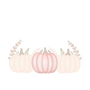 Pumpkin Trio Die Cut Sticker