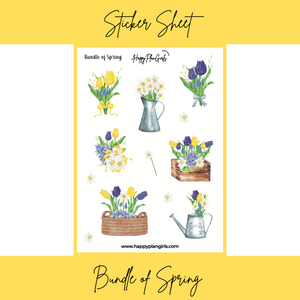 Bundle of Spring Sticker Sheet