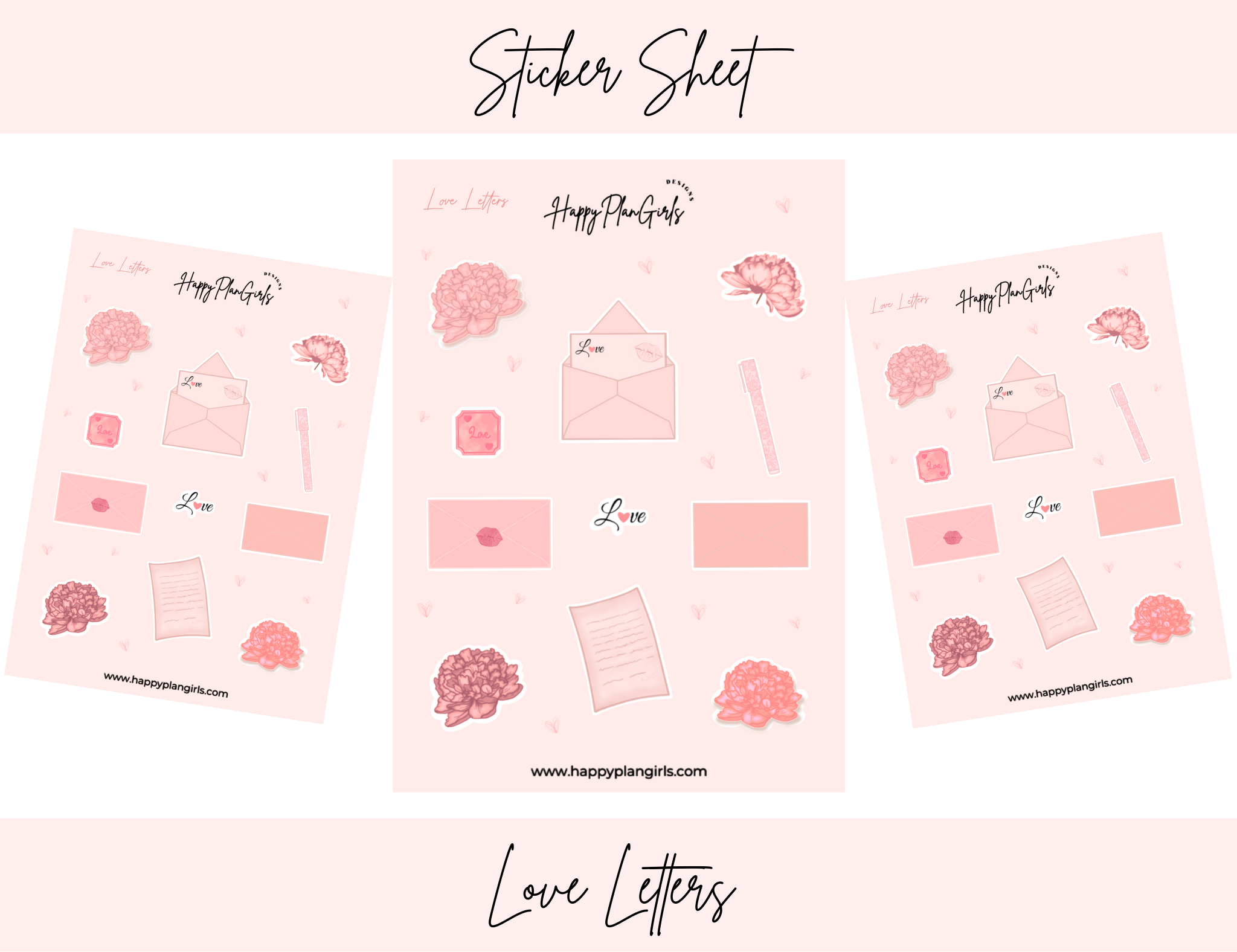 Love Letters Sticker Sheet