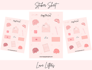 Love Letters Sticker Sheet