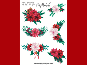 Most Wonderful Time Of The Year Florals Sticker Sheet