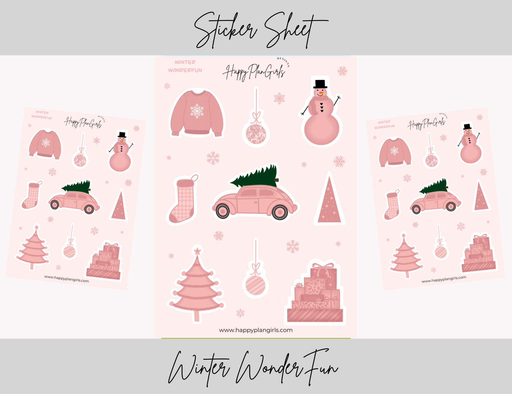 Winter WonderFun Sticker Sheet