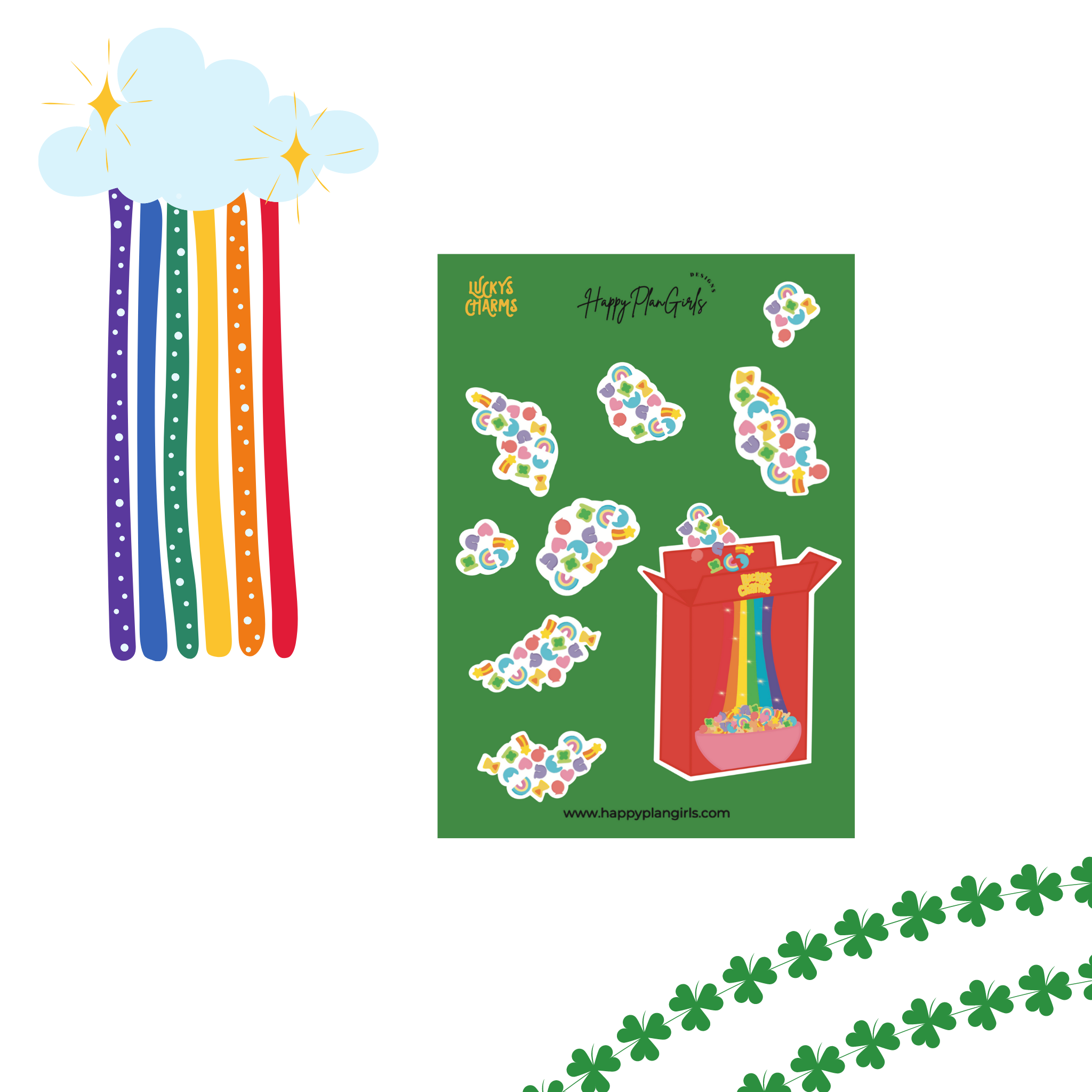 Luckys Days Sticker Sheet
