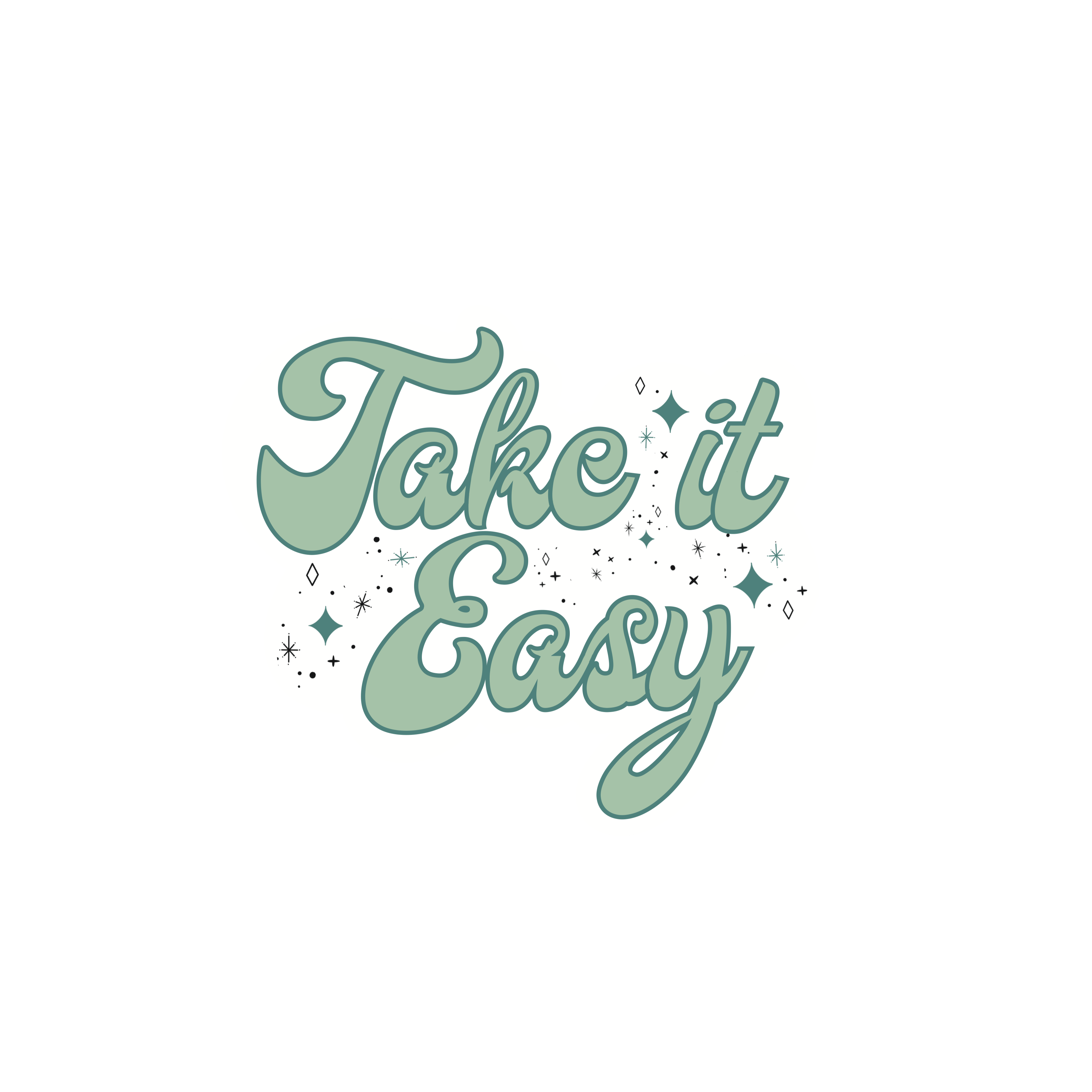 Take It Easy Sticker