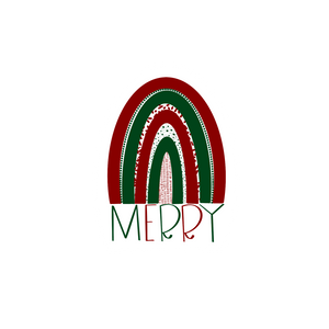 MERRY Rainbow Sticker